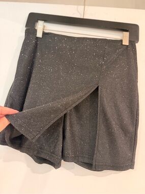 SHEIN Black Sparkle Skort